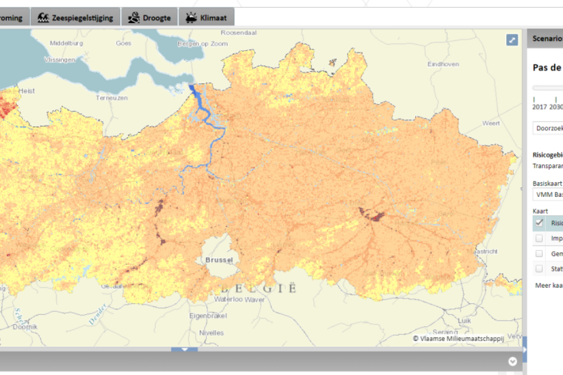 printscreen klimaatportaal