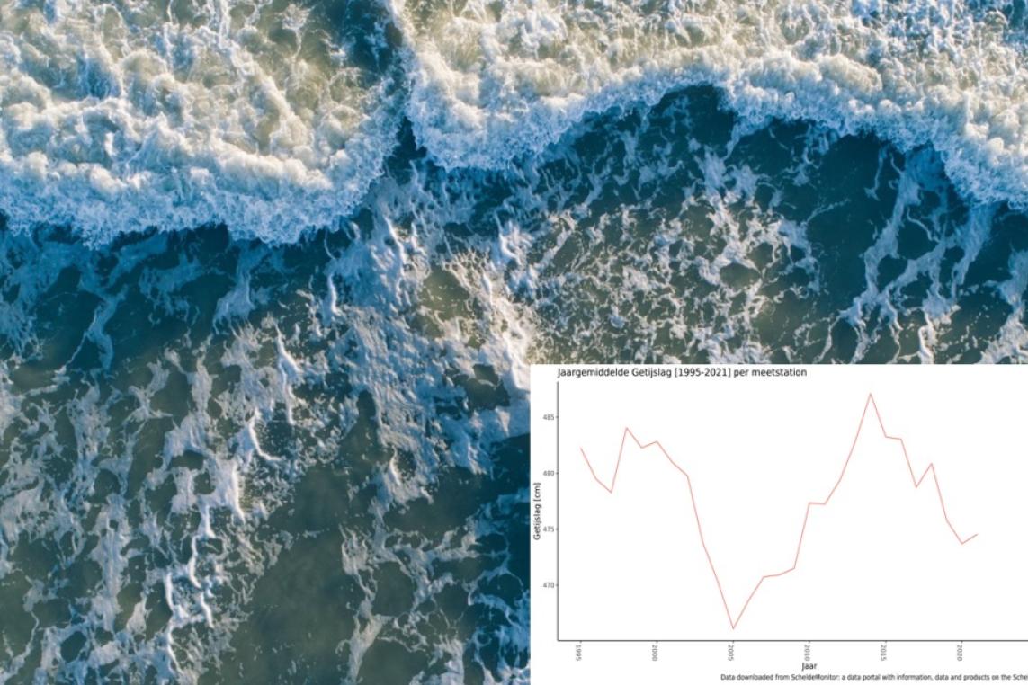 Water levels in the Scheldt estuary